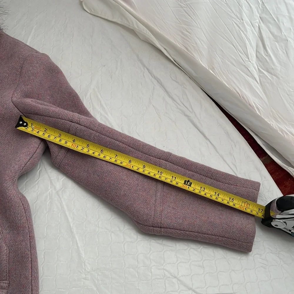 J Crew Chateau Parka in multicolor Heather Cotton Candy lavender coral coat - Picture 14 of 16